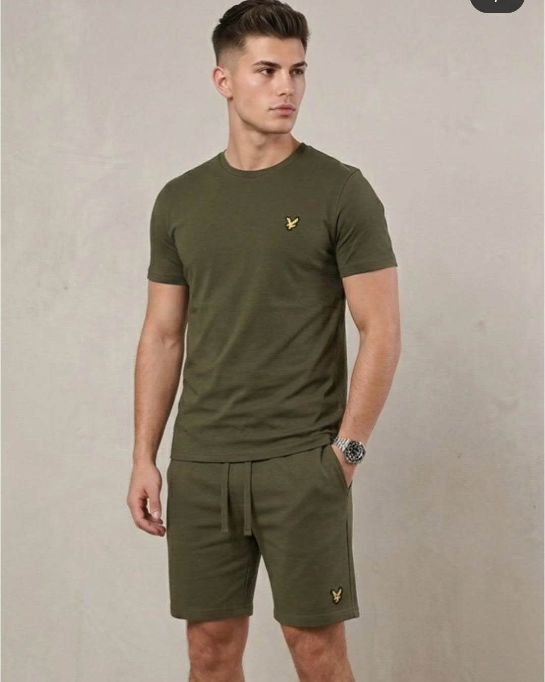Lyle & Scott maslinasto zelena