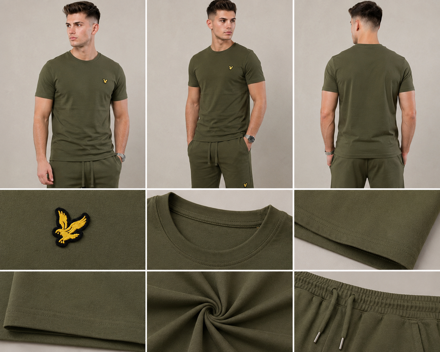 Lyle & Scott maslinasto zelena